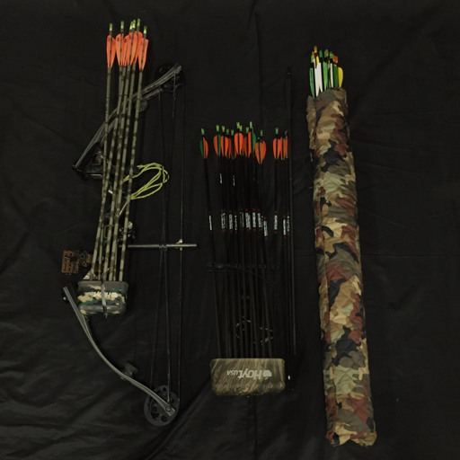 Hoyt VIPER コンパウンドボウ カモフラージュ 弓 CARBONITE 矢ケースその他付属品付き