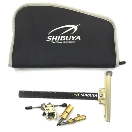 シブヤ ULTIMA カーボンサイト 右用 アーチェリー関連用品 収納ポーチ付き