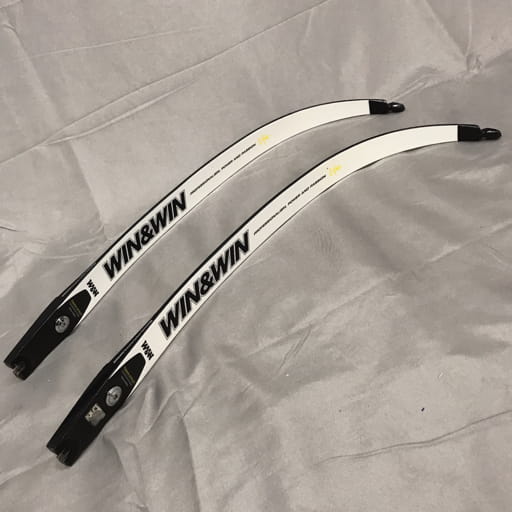 WIN&WIN INO EX PRIME リム 25H 66-40 lbs 23H 64-42 lbs 保存袋付き アーチェリー関連用品 計2点