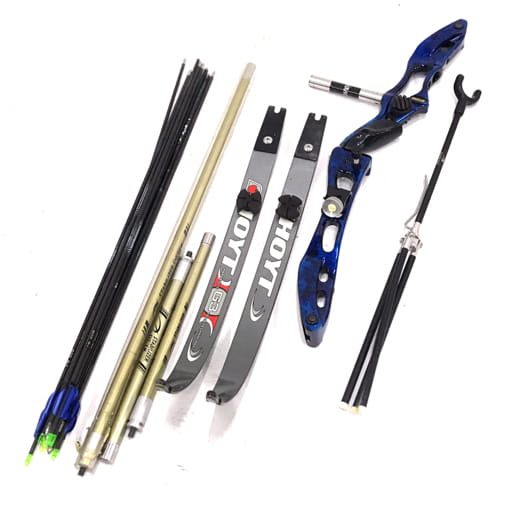 HOYT NEXUS リカーブボウ ハンドル + G3 38lbs ショートリム + シブヤ スタビライザー + 矢 等